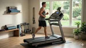 A sturdy, durable home treadmill under $1000 built with a stable frame to support a high weight capacity up to 325 pounds.