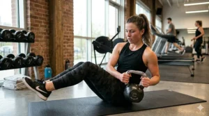 A timeline graphic illustrating a structured 20-minute interval running routine tailored for a treadmill for HIIT workouts.